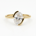 1 1/4ct TDW Lab grown Diamond Solitaire Engagement Ring